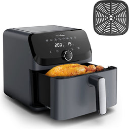Moulinex Easy Fry Mega EZ855BF - Airfryer - Grijs