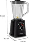 Moulinex PerfectMix+ LM88A810 - Blender - 1200W - 1,5L - Zwart