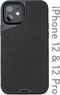 MOUS Limitless 3.0 Apple iPhone 12 / 12 Pro Hoesje Black Leather