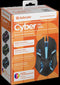 MOUSE DEFENDER CYBER MB-560L BLACK 7 COLORS 1200DPI 3P