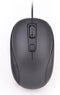 Mouse with Cable and Optical Sensor Bluestork M-W-OFF10 Black 1200 DPI