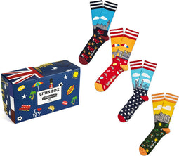 Moustard cities giftbox 4P multi - 41-46
