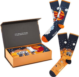 Moustard Socks Martian Giftbox Heren Sokken Geschenkbox - 2 Paar