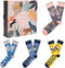 Moustard - Sokken - Cadeaudoos - World Of Cats - Giftpack Sokken - 4 paar sokken - maat 36-40