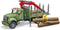 BRUDER MACK Granite Timber truck with 3 trunks, 4 jaar, ABS kunststof, Meerkleurig