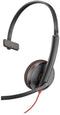 Poly Blackwire C3210 - Over Ear headset - USB-C met microfoon en volumeregeling - Zwart