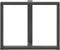 vidaXL - Eettafelpoten - 2 - st - T-vormig - 100x35x(72-73) - cm - staal - antraciet