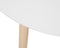 BOVIO - Ronde eettafel - Wit - 120 cm - MDF
