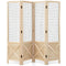 Coast Inklapbare Houten Kamerverdeler - 4-Delig - 151 x 144 cm - Naturel