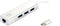 LevelOne USB-0504 - Dockingstation - USB-C 3.2 Gen 1 5Gb/s 1Gbps Ethernet - 3x USB 3.2 (Gen1)