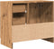 vidaXL - Wastafelkast - 63x30x54 - cm - bewerkt - hout - artisanaal - eikenkleur