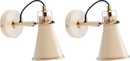 MOYOLA - Wandlampen - Beige - Metaal