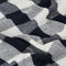 vidaXL - Plaid - geblokt - 220x250 - cm - katoen - marineblauw
