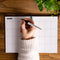 MOYU - Business Black Agenda - Uitwisbaar Agenda's van Steenpapier A5 Premium