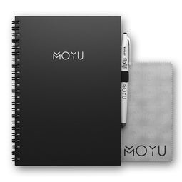 MOYU - Business Black Notebook - Uitwisbaar Notitieboek A5 Hardcover