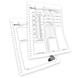 MOYU - D&D Character Sheets - Uitwisbaar Notitieboek