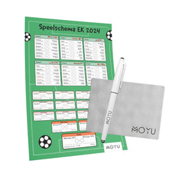 MOYU - EK speelschema op uitwisbaar steenpapier canvas - A3 formaat