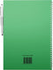 MOYU - Flashy Moss Notebook - Uitwisbaar Notitieboek A4 Hardcover - Multifunctionele pagina’s - Inclusief uitwisbare pen, houder en wisdoekje