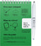 MOYU - Flashy Moss Notebook - Uitwisbaar Notitieboek A6 Hardcover - Multifunctionele pagina’s - Inclusief uitwisbare pen, houder en wisdoekje