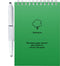 MOYU - Flashy Moss Notebook - Uitwisbaar Notitieboek A6 Hardcover - Multifunctionele pagina’s - Inclusief uitwisbare pen, houder en wisdoekje