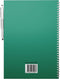MOYU - Forest Green Notebook - Uitwisbaar Notitieboek A4 Premium - Multifunctionele pagina’s - Inclusief uitwisbare pen, houder en wisdoekje