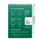 MOYU - Forest Green Notebook - Uitwisbaar Notitieboek A6 Hardcover - Multifunctionele pagina’s - Inclusief uitwisbare pen, houder en wisdoekje