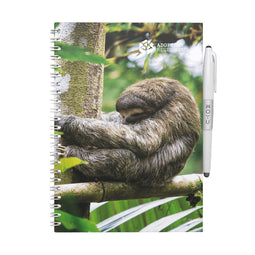 MOYU - Furry Sloth Notebook - Uitwisbaar Notitieboek A5 Hardcover