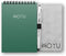 MOYU - Go Green Notebook - Uitwisbaar Notitieboek A6 Notepad Hardcover