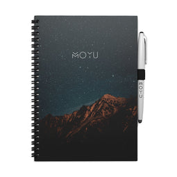 MOYU - Midnight Mountain Notebook - Uitwisbaar Notitieboek A5 Hardcover