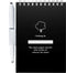 MOYU - Pitch Black Notebook - Uitwisbaar Notitieboek A6 Hardcover - Multifunctionele pagina’s - Inclusief uitwisbare pen, houder en wisdoekje