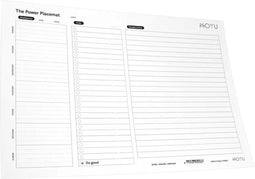 MOYU Power Placemat 2.0 | Placemat A3 | Desk Planner | Uitwisbaar & Herschrijfbaar Steenpapier
