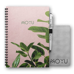 MOYU Ringband A5 | Pink Planter | Uitwisbaar & Herschrijfbaar Notitieboek