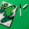 MOYU - Sandy Jungle Notebook - Uitwisbaar Notitieboek A4 Hardcover - Multifunctionele pagina’s - Inclusief uitwisbare pen, houder en wisdoekje