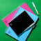 MOYU - Sky Blue Notebook - Uitwisbaar Notitieboek A5 Premium - Multifunctionele pagina’s - Inclusief uitwisbare pen, houder en wisdoekje