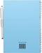 MOYU - Sky Blue Notebook - Uitwisbaar Notitieboek A5 Premium - Multifunctionele pagina’s - Inclusief uitwisbare pen, houder en wisdoekje