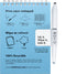 MOYU - Sky Blue Notebook - Uitwisbaar Notitieboek A6 Hardcover - Multifunctionele pagina’s - Inclusief uitwisbare pen, houder en wisdoekje