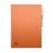 MOYU - Sunset Orange Notebook - Uitwisbaar Notitieboek A4 Hardcover - Multifunctionele pagina’s - Inclusief uitwisbare pen, houder en wisdoekje