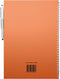 MOYU - Sunset Orange Notebook - Uitwisbaar Notitieboek A4 Premium - Multifunctionele pagina’s - Inclusief uitwisbare pen, houder en wisdoekje