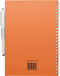 MOYU - Sunset Orange Notebook - Uitwisbaar Notitieboek A5 Hardcover - Multifunctionele pagina’s - Inclusief uitwisbare pen, houder en wisdoekje
