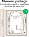 MOYU - Sunset Orange Notebook - Uitwisbaar Notitieboek A6 Hardcover - Multifunctionele pagina’s - Inclusief uitwisbare pen, houder en wisdoekje