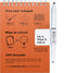 MOYU - Sunset Orange Notebook - Uitwisbaar Notitieboek A6 Hardcover - Multifunctionele pagina’s - Inclusief uitwisbare pen, houder en wisdoekje