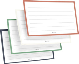MOYU - Uitwisbare flashcards - 100% recyclebaar steenpapier - 500x herschrijfbaar - Inclusief uitwisbare pen en doekje