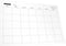 MOYU - Uitwisbare Maand Planner A4