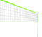 Dunlop Volleybalset - 609 x 220 CM Volleybalnet - Incl. Bal, Ballenpomp en Draagtas