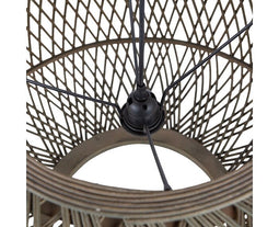 Moza Hanglamp Bamboe Groen 70x70cm - WOOOD Exclusive