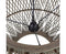 Moza Hanglamp Bamboe Groen 70x70cm - WOOOD Exclusive
