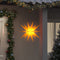 vidaXL - Kerstlamp - met - LED - inklapbaar - 57 - cm - geel