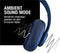 Fresh 'n Rebel Clam Ace - Draadloze Over-Ear Koptelefoon - ANC 60 uur speeltijd - Blauw