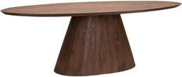 Tower living Premana oval diningtable - 240x120 - mud brown