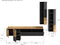 Furnilux Goal - Woonkamercombinatie - Inclusief lichtgrijs - Bruin - 37x247x196cm